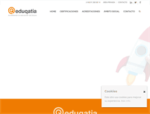 Tablet Screenshot of eduqatia.com